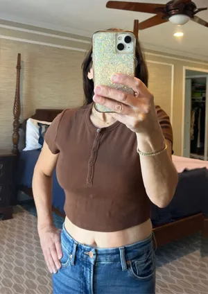 Aritzia Sunday Best Crop Top thumbnail 1