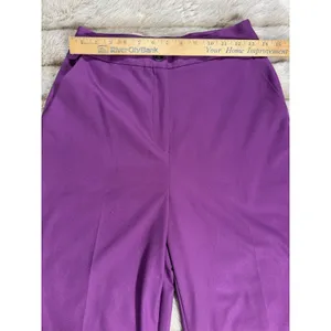 Nobody's Child Purple Womens Trousers Pants Sz 4 Wide Leg High Rise thumbnail 11