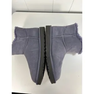 UGG MINI BAILEY SNAPS Graystone SHEEPSKIN WOMEN'S BOOTS. Women's Size 9. NEW thumbnail 7