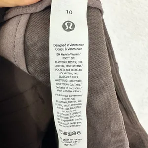 Lululemon Utilitech Relaxed-Fit High-Rise Short 3.5" Size 10 Espresso Brown Nulu thumbnail 4