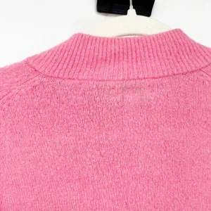 J. Crew Womens Fall Barbiecore Button Extra‎ Soft Yarn Wool Blend Sweater Size S thumbnail 7