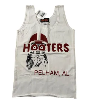 New Hooters Girl Uniform Rare Football Themed Tank from Pelham Alabama size Xs thumbnail 1