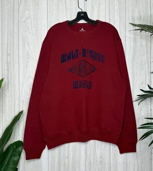 Disney Parks Walt Disney World Grumpy Embroidered Crewneck Sweatshirt L Large thumbnail 1
