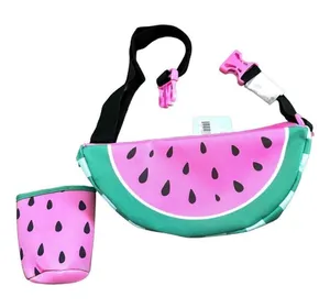 Ulta watermelon Fanny pack and drink holder Pink thumbnail 1