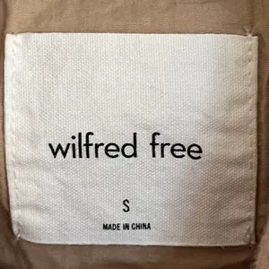 Wilfred Free Aritzia Ganna Shirt Jacket Camel Tan Boiled Wool‎ Shacket Small thumbnail 6