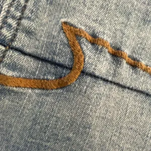 American Eagle next level stretch copper‎ stitch high waist distressed skinny thumbnail 8