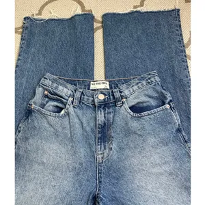 We The Free Tinsley Baggy High Rise Wide Leg Jeans Size 26 Raw Hem, OB1588873 thumbnail 3