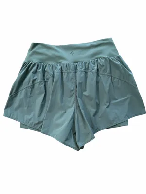 Blogilates Criss Cross Green Running Shorts thumbnail 2