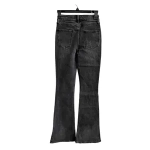 LNDN Denim Flare Jeans Womens 24 Black Vintage Wash‎ Sustainable High Rise NWT thumbnail 3