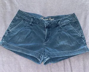 American eagle cotton shorts blue thumbnail 1