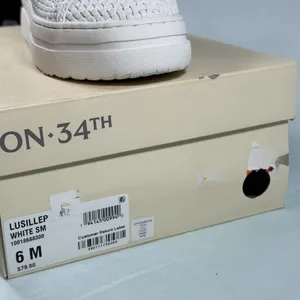 On‎ 34th Size-6M Women's Lusille Woven Lace-up Sneakers, White thumbnail 3
