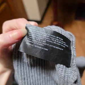 Theory Ailer St Grey Organic Cotton Waffle Knit Long Sleeve Shirt thumbnail 6