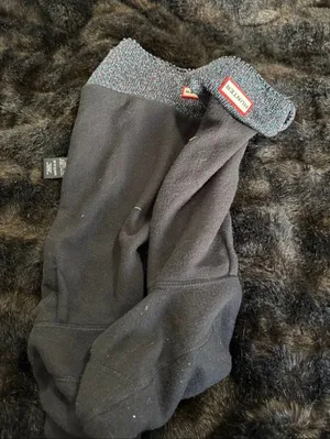 Hunter Black Boot Socks sparkly sparkles boot socks size M 5-7 thumbnail 1