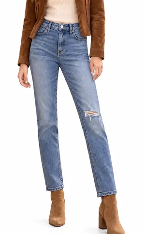 Pilcro by Anthropologie Slim Straight Leg jeans size 28 thumbnail 1