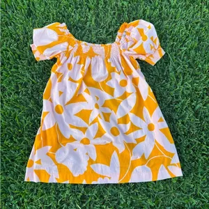 Free People Mila Floral Printed Mini Dress in Tangerine Combo – Size XS NWT thumbnail 2
