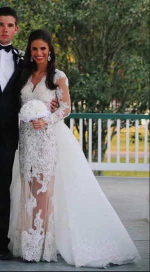 Ashley Renee White Gown Size 2 thumbnail 1