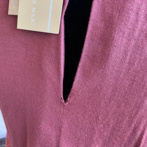 To the Max!‎ Womens Dress Size Small Rust Open Front Halter Knit Pockets NEW thumbnail 4