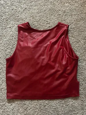 Illa Illa leather top thumbnail 2