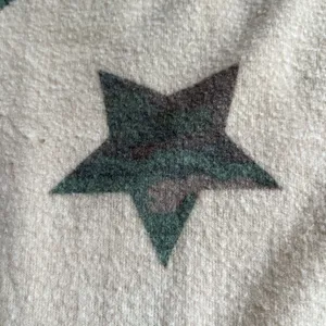 White Birch Star Patterned Sweater - Cream and Camo thumbnail 5