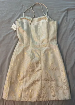 Forever 21 NWT Cream And Gold Dress thumbnail 2