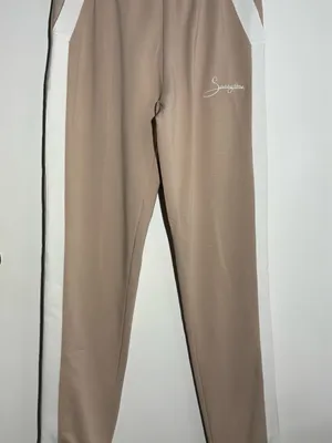 Beige & Cream Track Pants and Jacket Set Cotton thumbnail 6
