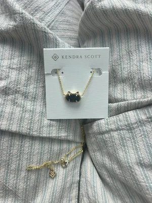 Kendra Scott Black Cat Necklace thumbnail 1