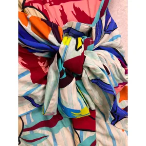 Whitney Rife x The Drop Mini Dress‎ Womens L Multicolor NWT Floral Long Sleeve thumbnail 5