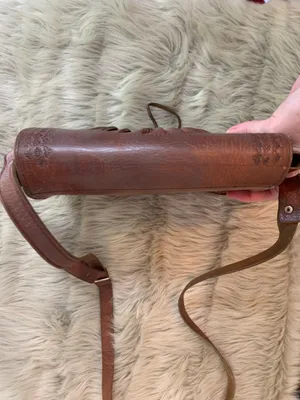 Vintage Leather Boho Hippie Purse thumbnail 5