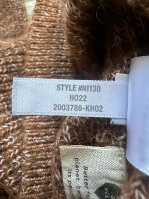 Madewell Prentiss Sweater Spacedye Shoulder Tuck Pullover Autumn Brown Sz L thumbnail 8