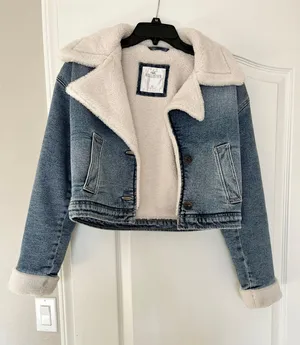 Hollister Jean Sherpa Jacket thumbnail 1