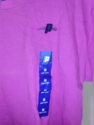 NWT PRINCE Purple Short Sleeve Boxy Crop Top | Pickleball Tennis Tee thumbnail 8