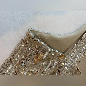 Altar’d State Gold Sequin Star Tank Top thumbnail 3