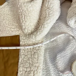 Abercrombie & Fitch Soft Women's White Full Zip Sherpa Fleece Jacket Sz XS thumbnail 8