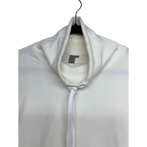Sweaty Betty Funnel Neck Harmonise Luxe Sweatshirt‎ Cream Women’s Size Medium thumbnail 4