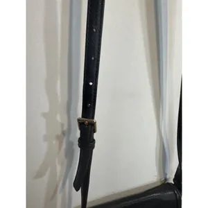 Kate Spade NY Black Leather Saddle Crossbody‎ Bag Adjustable Strap Boho Chic thumbnail 13