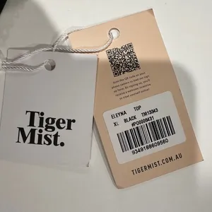 Tiger‎ Mist Women's Black Crop-top - Size XL - NEW With Tags. thumbnail 8