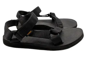 Teva Original Universal Black Sport Sandals Womens 7 1003987 Hook Loop Straps thumbnail 1