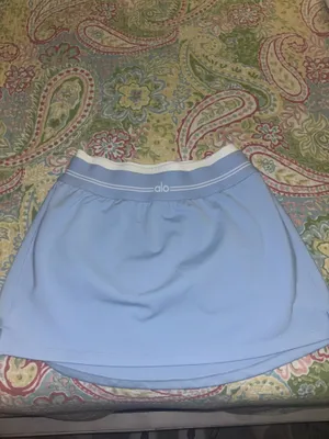 Alo Yoga airbrush better together seashell blue skirt thumbnail 3