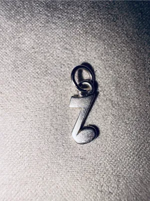Sterling Silver Musical Notes & heart charms set of 3 thumbnail 5