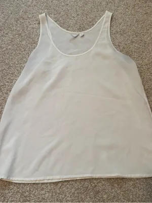 Frenchi Tank Top White Size XS thumbnail 1
