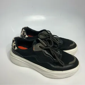 Cole Haan Grandpro Ultra Sneaker black white leopard print‎ size 6 thumbnail 3