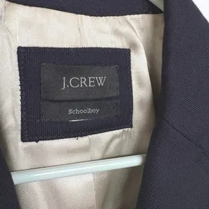 J.Crew Original Schoolboy Navy Blazer Preppy Academia Old Money Jacket thumbnail 7
