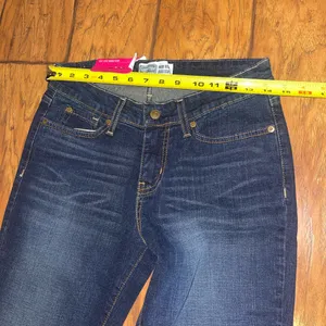 Levi’s Strauss mid rise bootcut dark denim jeans pants woman’s size 6 SHORT NWT thumbnail 5