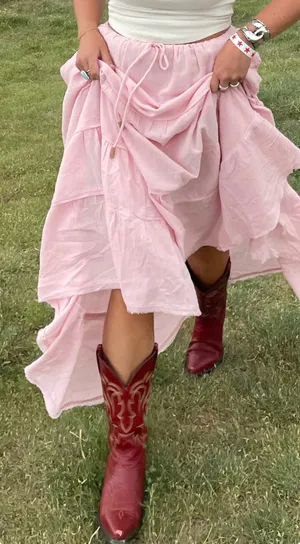 Pink FP skirt thumbnail 1