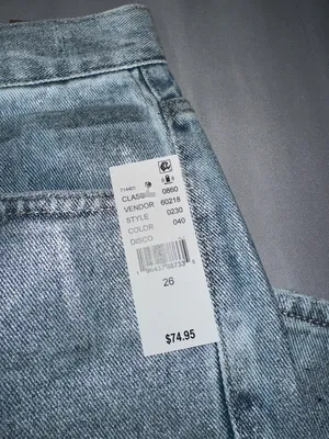 PacSun Light Indigo Glittery Dad Jeans thumbnail 5