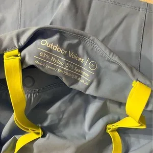 Outdoor Voices Blue Top with Yellow Straps thumbnail 4