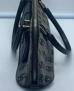 DOONEY & BOURKE black & gray signature D&B logo tote bag thumbnail 3