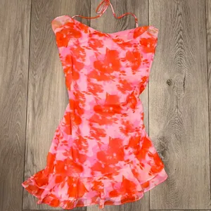 Princess Polly Orange and Pink Mini Dress thumbnail 2
