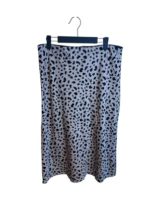 Skies are Blue Animal Print Elastic Waist Slip Skirt thumbnail 2