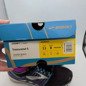 Brooks Transcend 5 Womens Running Shoes Black Purple Multi 1202631B023 Size 11 B thumbnail 8